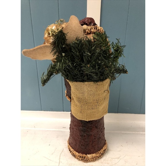 Vtg 1976 Handmade Painted Paper Mache Old World Santa Claus Figurine 15” Signed - Picture 4 of 6